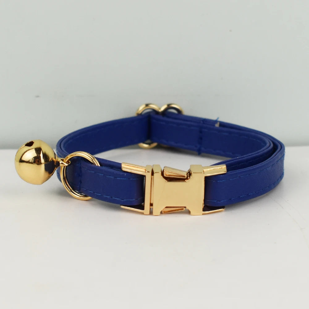 Collier personnalisé pour animal de compagnie avec nom personnalisé et cloche