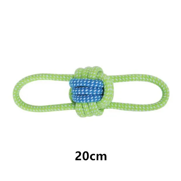 Jouet interactif en corde de coton Mini jouets pour chiens Balle pour chiens Accessoires Brosse à dents Jouet à mâcher pour chiot