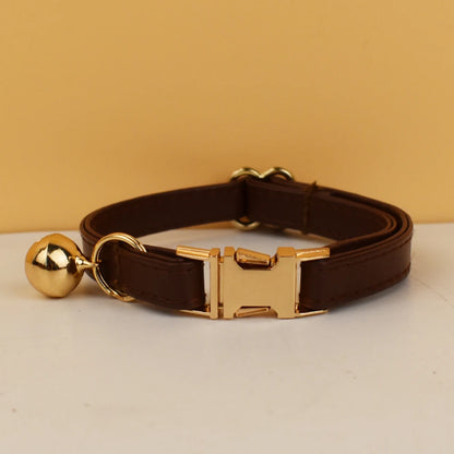 Collier personnalisé pour animal de compagnie avec nom personnalisé et cloche