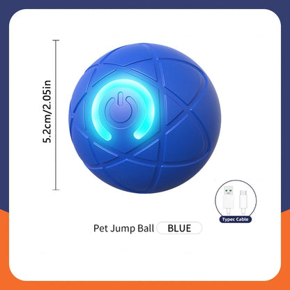 Jouet intelligent pour chien, balle électronique interactive pour animaux de compagnie, balle mobile USB, mouvement automatique, rebond pour chiot,  produits pour chats