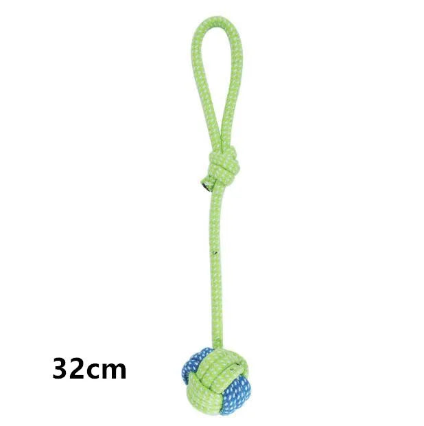 Jouet interactif en corde de coton Mini jouets pour chiens Balle pour chiens Accessoires Brosse à dents Jouet à mâcher pour chiot