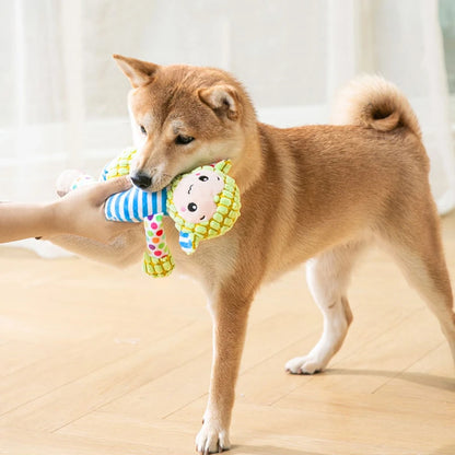 Jouet puzzle pour chat et chien, animaux mignons, résistant aux morsures, interactif, couineur, nettoyage des dents