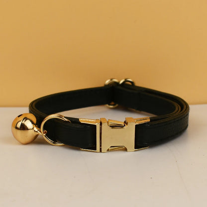 Collier personnalisé pour animal de compagnie avec nom personnalisé et cloche