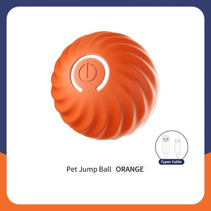 Jouet intelligent pour chien, balle électronique interactive pour animaux de compagnie, balle mobile USB, mouvement automatique, rebond pour chiot,  produits pour chats