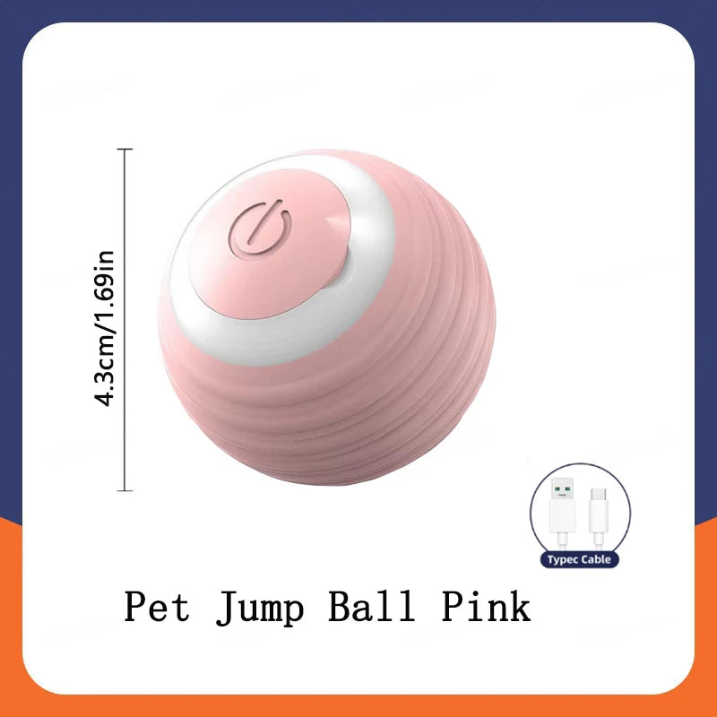 Jouet intelligent pour chien, balle électronique interactive pour animaux de compagnie, balle mobile USB, mouvement automatique, rebond pour chiot,  produits pour chats