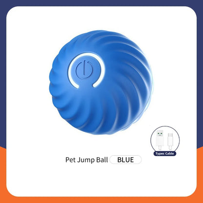 Jouet intelligent pour chien, balle électronique interactive pour animaux de compagnie, balle mobile USB, mouvement automatique, rebond pour chiot,  produits pour chats