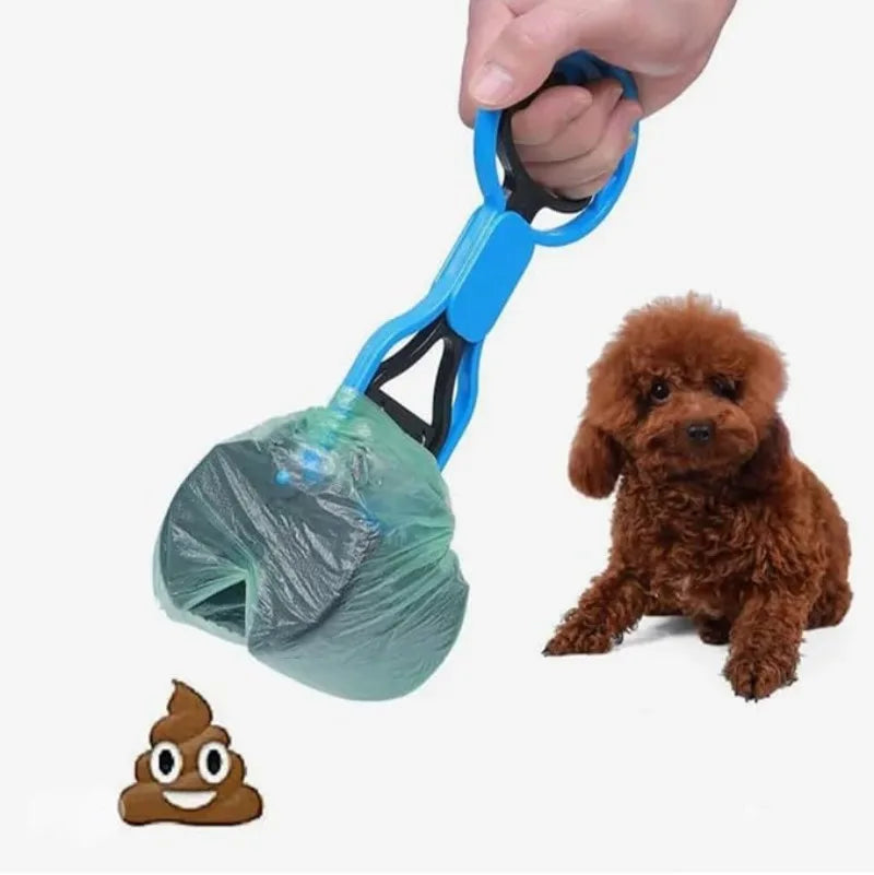 Ramasse-crottes portable pour chiens et chats, pelle de nettoyage en plastique avec bord en dents de scie pour animaux de compagnie, outils de nettoyage intérieur et extérieur